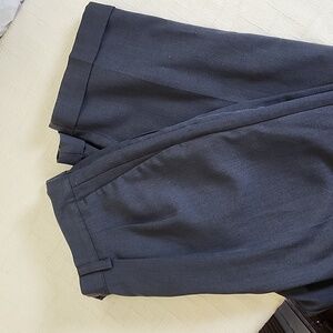 Dockers Men's Charcoal Gray Dress Pants, 36 Waist, 32 Length, Cuff Leg Openings